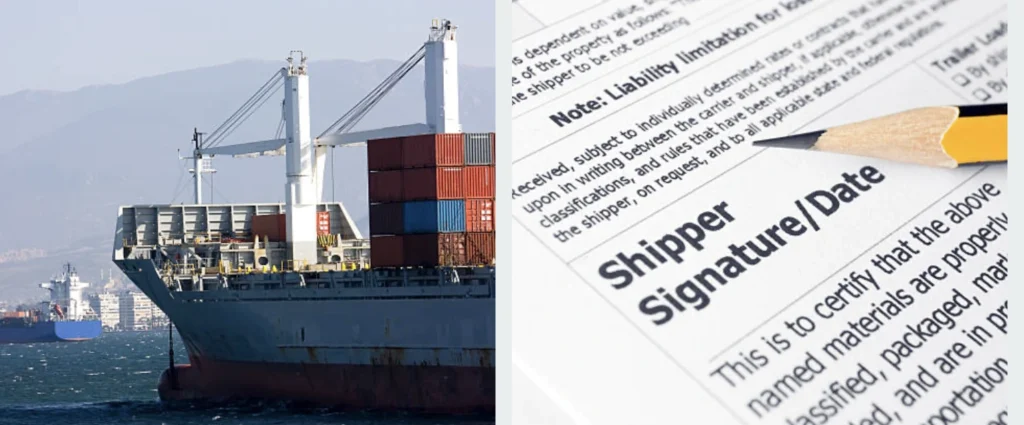 bill of lading